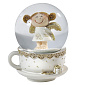 Снежный шар "Ангел в чашке" 9,5 см