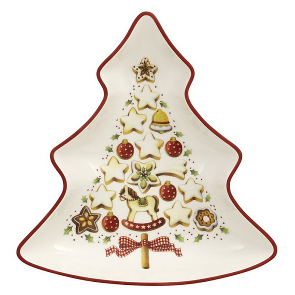 Салатник "Новогодняя елка" Winter Bakery Delight 17 см