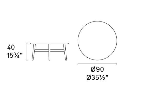 Стол журнальный Calligaris Abrey 90х90, Smoke