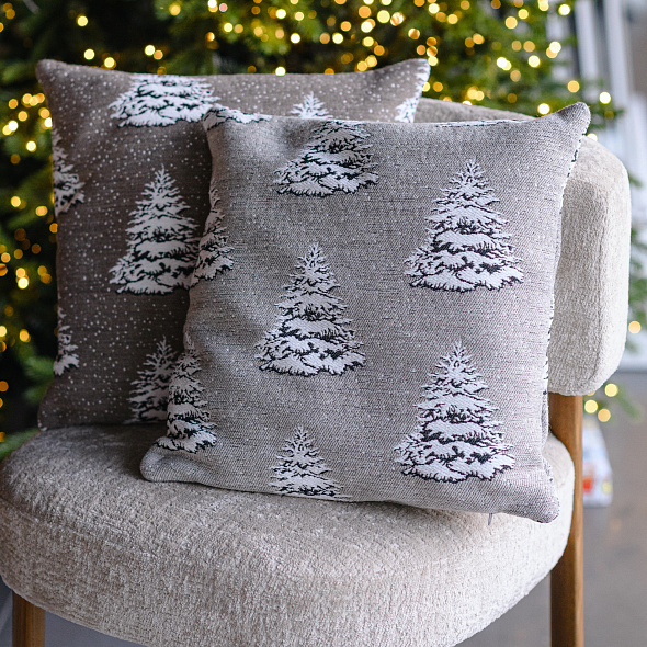 Чехол для подушки декоративной Nordmänner 40х40 см, серый