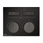 Внешняя часть Gessi HI-FI 63004.706 смесителя термостатического, черный PVD