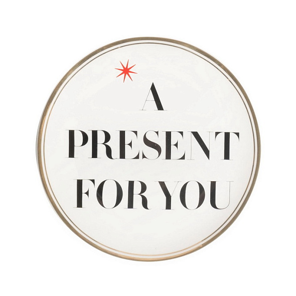 Блюдце Bitossi "A Present for You" La Tavola Scomposta 17 см
