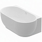 Ванна пристенная Duravit Luv 180х95, из камня DuraSolid®, матовая