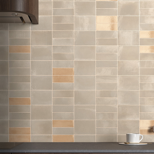 Керамогранит Equipe Miyako 5х15, Golden Ochre Gloss, 7,8 мм