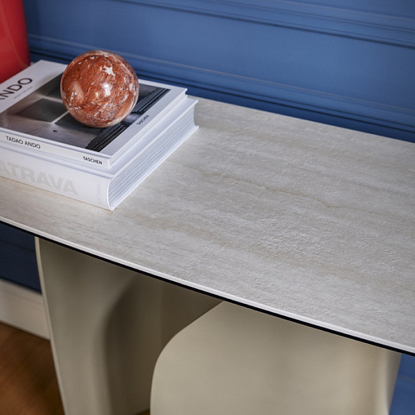Консоль Calligaris Twins, White Travertino