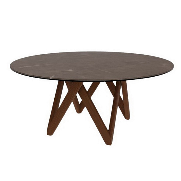 Стол Calligaris Cartesio 160х160, Bronze