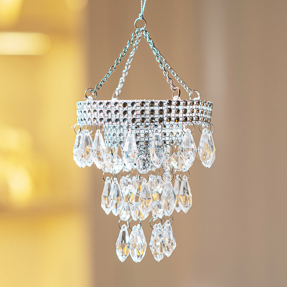 Елочная игрушка "Люстра" 9,5 см