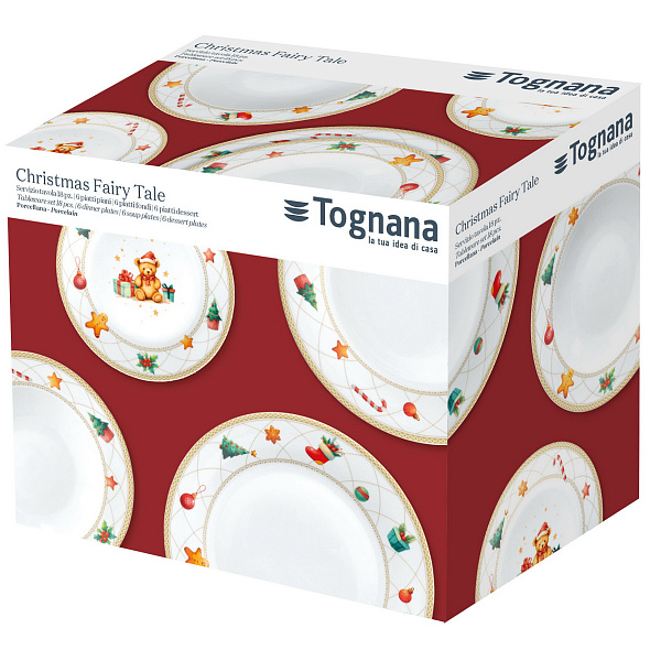 Набор посуды на 6 персон Christmas Fairy Tale, 18 предметов