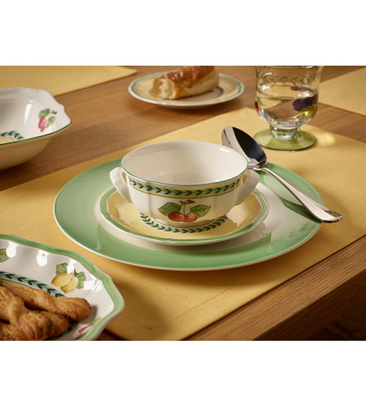 Чашка суповая с блюдцем French Garden Fleurence 350 мл