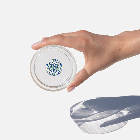 Стакан Teca Terrazzo 350 мл, синий/зеленый