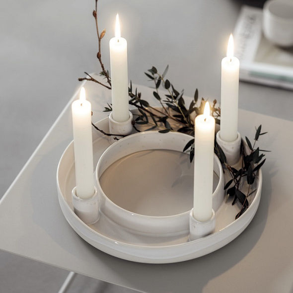 Подсвечник на 4 свечи Winter Glow 26х5,5 см