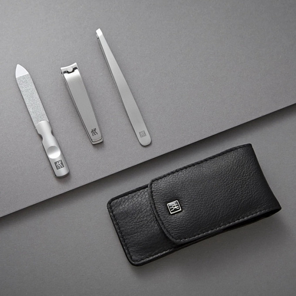 Набор маникюрный Inox Zwilling Beauty, 3 предмета, цвет черный