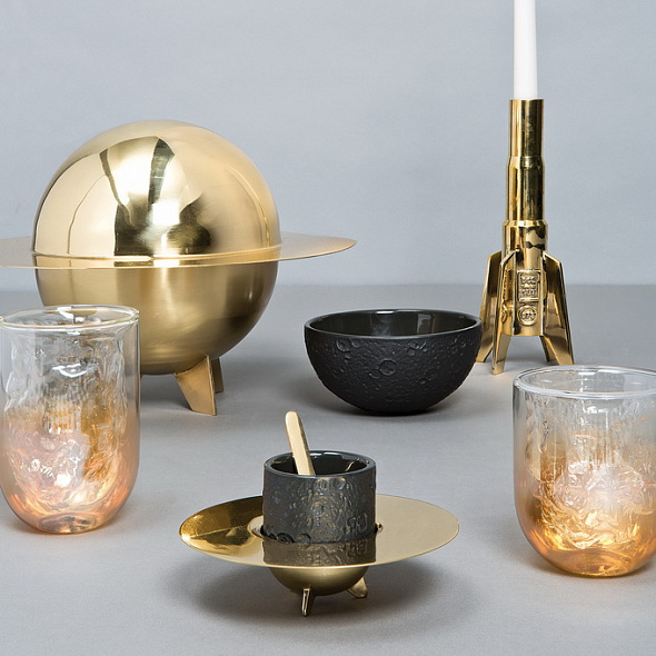 Салатник "Лунный" Cosmic Diner 19 см