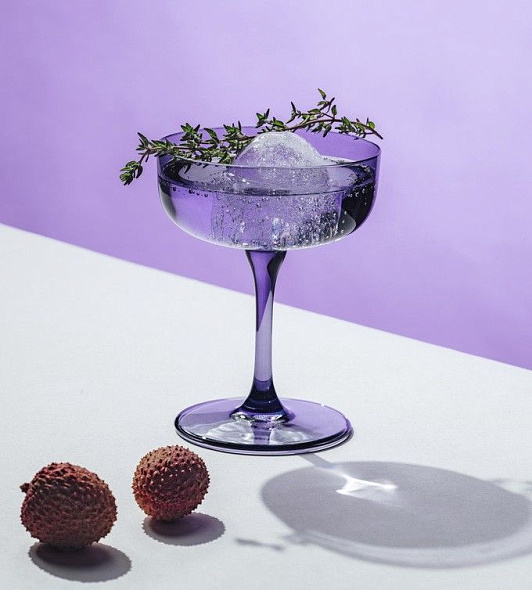 Набор бокалов для шампанского/десерта Like Lavender 100 мл, 2 шт