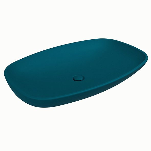 Раковина подвесная Flaminia Nuda 86х58 5080PET, Petrolio