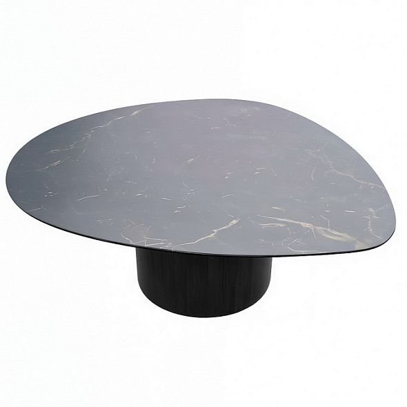 Стол журнальный Calligaris Mushroom 110х87 см, Calacatta Black Marble