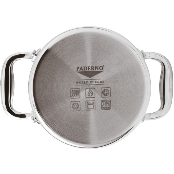 Кастрюля Paderno Pentolame S.1220 5-Ply 12 см