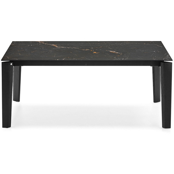 Стол Calligaris Dogma 160(220)х90, Calacatta Black