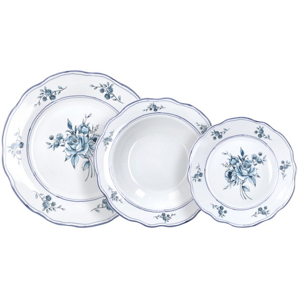 Набор посуды на 6 персон Cappettata Heritage Florals, 18 предметов