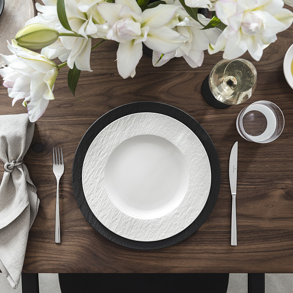 Тарелка столовая Manufacture Rock Blanc 27 см