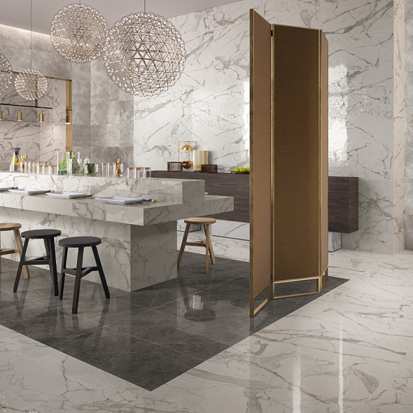 Керамогранит Italon Charme Evo 80х160 Naturale, Statuario, 9 мм