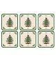 Набор подставок под кружку Christmas Tree 10,5x10,5 см, 6 шт
