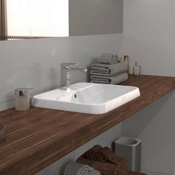 Раковина встраиваемая Villeroy & Boch Architectura 60х45, CeramicPlus, 5A6760R1, белая