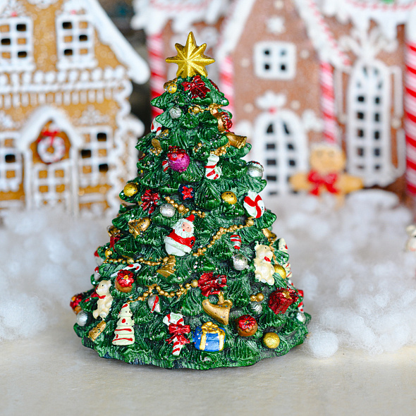 Фигурка музыкальная "Ель" 16 см