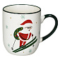 Кружка "Санта и лыжи" 430 мл