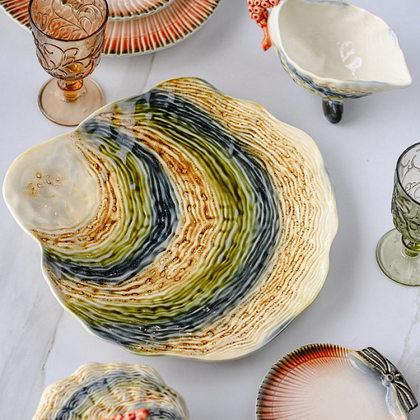 Блюдо сервировочное Oyster & Scallops 36,2х36,1 см