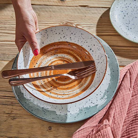 Набор посуды на 6 персон Madison Sienna, 18 предметов