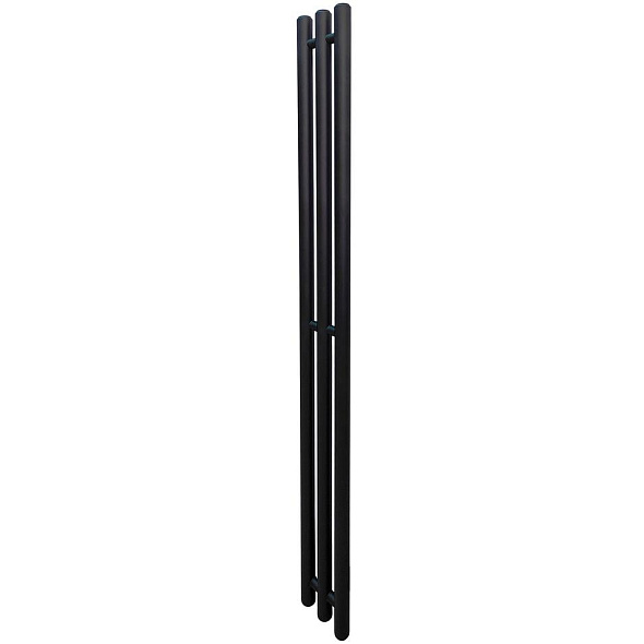 Полотенцесушитель Terminus Trio 180х15, водяной, черный матовый