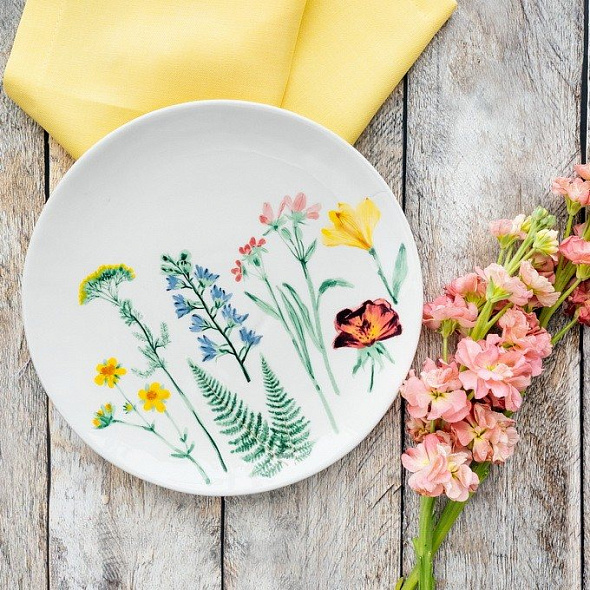 Блюдо сервировочное Home Decor Garden 26 см