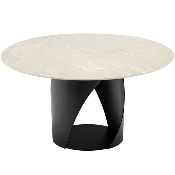 Стол Calligaris Cyclone 140(190)х140 CS4155, White Travertino