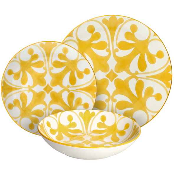 Набор посуды на 6 персон Majolica, 18 предметов