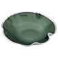 Чаша Dogale Peonia 25,5 см, зеленая