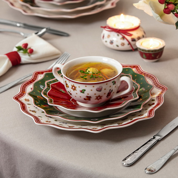 Чашка суповая с блюдцем Toy's Delight 290 мл