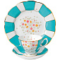 Набор чайный на 1 персону 1930 Mint Deco, 3 предмета