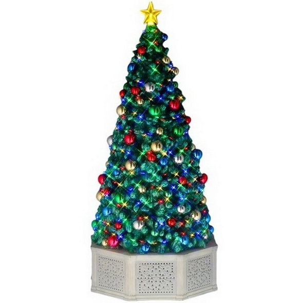 Фигурка музыкальная "Елка" 17х17х39 см