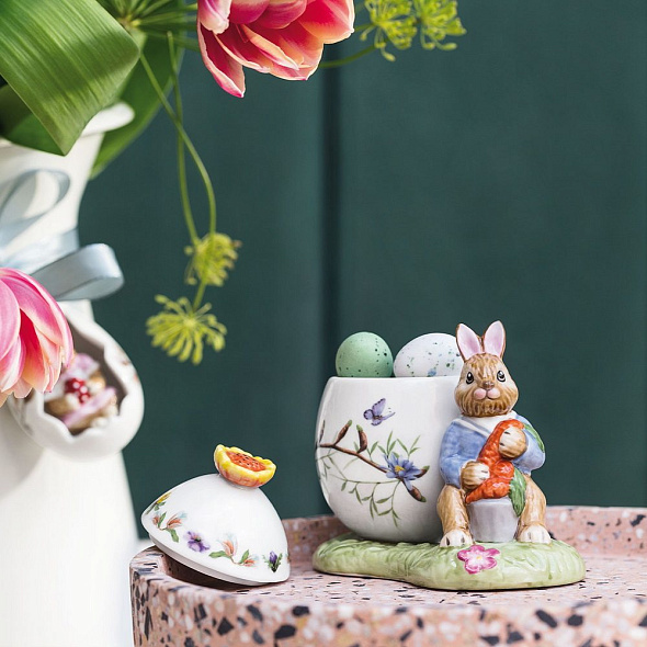 Шкатулка в форме яйца "Макс" Bunny Tales 11x7x10 см