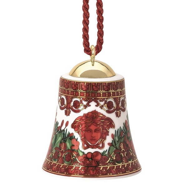 Елочная игрушка-колокольчик Versace Love Baroque Holiday 7 см