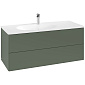 Тумба с раковиной Villeroy & Boch Antao 120х50, Leaf Green Matt Lacquer