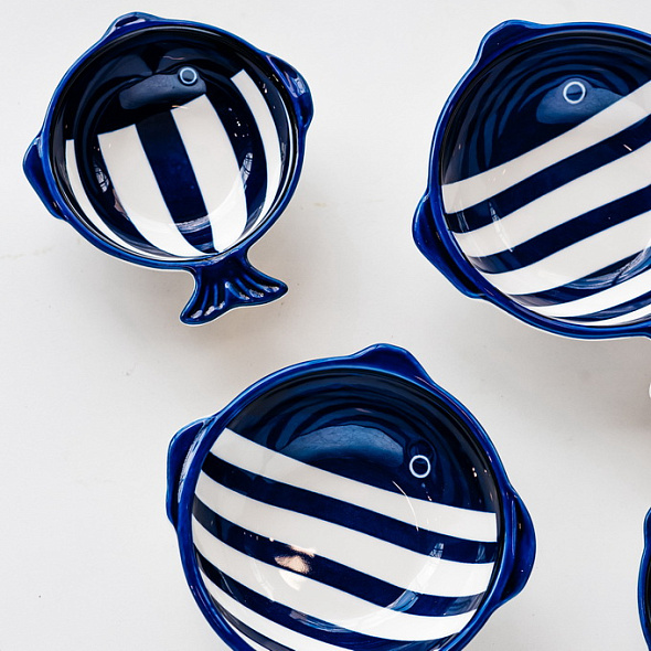 Пиала "Рыбка" Fish 12х11 см, цвет в ассортименте