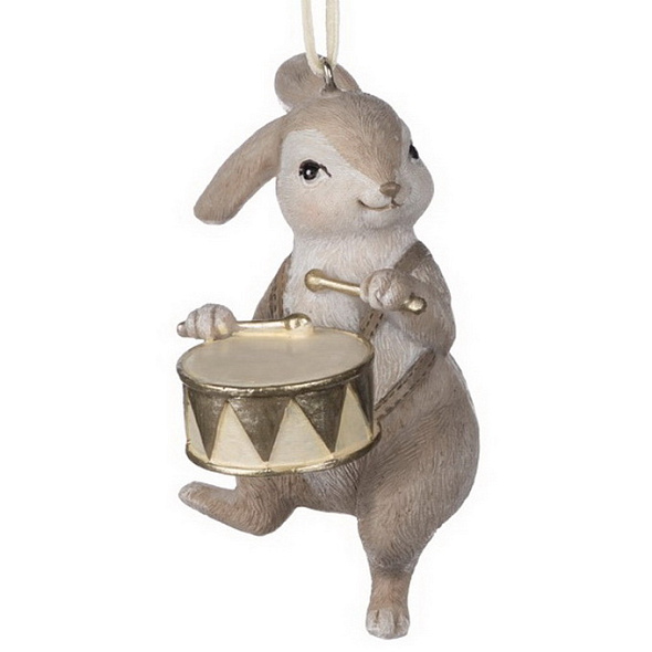 Игрушка на елку "Зайчик" 9 см