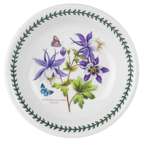 Набор тарелок для пасты/супа "Экзотические цветы" 20 см, 6 шт