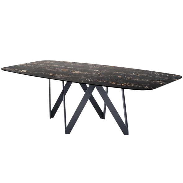Стол Calligaris Cartesio 199х100, Calacatta Black