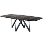 Стол Calligaris Cartesio 199х100, Calacatta Black