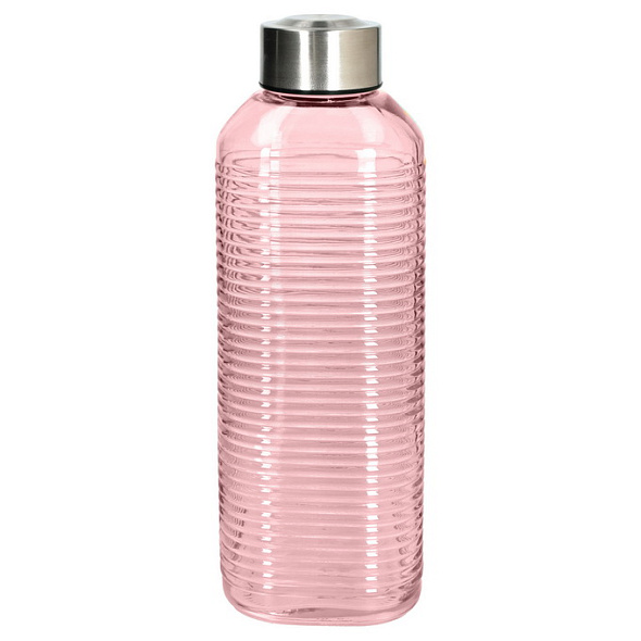 Бутылка для воды Glass Jus 1 л, розовая