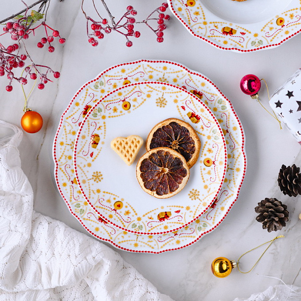 Тарелка салатная Christmas Love 22 см