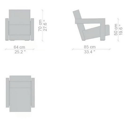 Кресло Cassina Utrecht